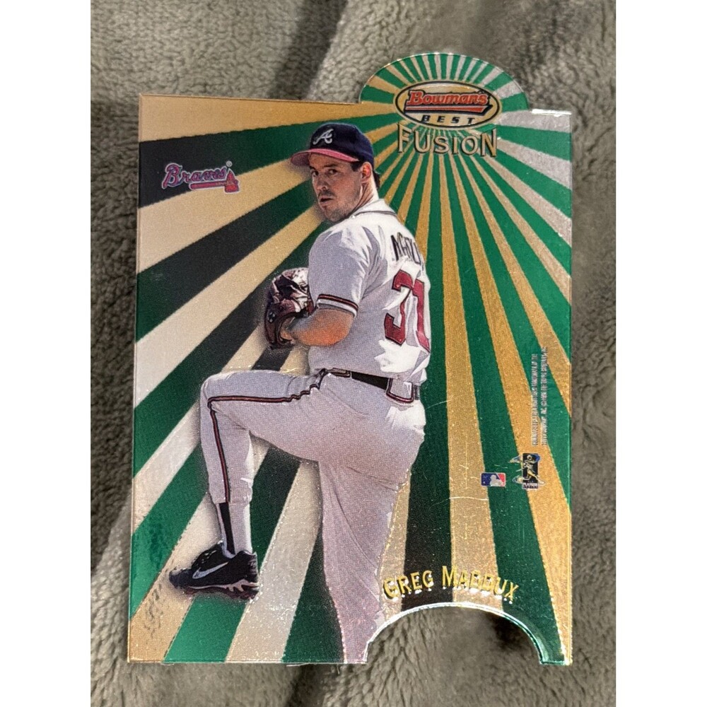 1998 Bowman's Best - Mirror Image Fusion Greg Maddux, Kerry Wood #MI19 Refractor